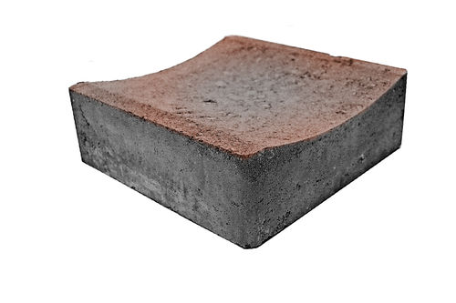 LAKKA betoni kourulaatta (240 mm x 240 mm x 80/65 mm) karelia 9,2 kg/kpl