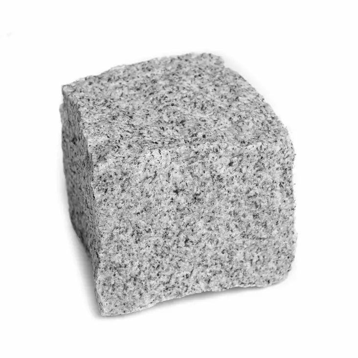 Graniitti Noppakivi 10x10x10 cm - Lohkottu Kurun Harmaa